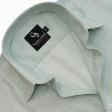 Self Design Light Green Shirt : Business