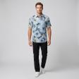 Print Blue Shirt : Ditto