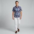 Print Blue Shirt : Ditto