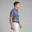Print Blue Shirt : Ditto