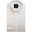 Self Design White Shirt : Business