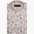 Print Peach Shirt : Party