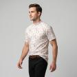 Print Peach Shirt : Party
