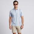 Stripes Aqua Blue T-shirt : Regular