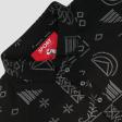 Print Black T-shirt : Regular