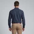 Self Design Dark Blue Shirt : Business