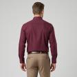 Self Design Maroon Shirt : Business