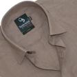 Plain Brown Shirt : Business