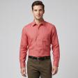 Plain Rust Shirt : Business