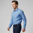 Plain Blue Shirt : Business