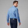 Plain Blue Shirt : Business