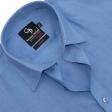 Plain Blue Shirt : Business