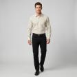 Plain Cream Shirt : Business