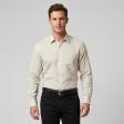 Plain Cream Shirt : Business