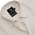 Plain Cream Shirt : Business