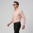 Stripes Peach Shirt : Business