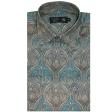 Print Blue Shirt : Ditto