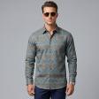 Print Blue Shirt : Ditto