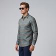 Print Blue Shirt : Ditto