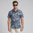 Print Blue Shirt : Ditto