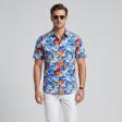 Print Blue Shirt : Ditto