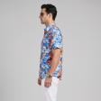 Print Blue Shirt : Ditto
