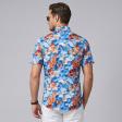 Print Blue Shirt : Ditto
