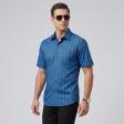 Print Blue Shirt : Ditto