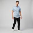 Print Blue Shirt : Ditto