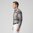 Print Brown Shirt : Ditto