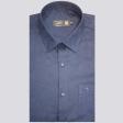 Self Design Navy Blue Shirt : Ditto