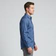 Self Design Navy Blue Shirt : Ditto