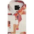 Print Peach Shirt : Party