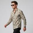 Print Cream Shirt : Party