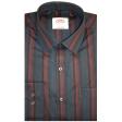 Stripes Brown Shirt : Ditto