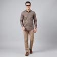 Stripes Brown Shirt : Ditto