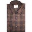 Checks Brown Shirt : Ditto