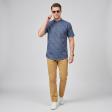 Self Design Navy Blue Shirt : Ditto