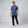 Self Design Navy Blue Shirt : Ditto