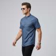 Self Design Navy Blue Shirt : Ditto