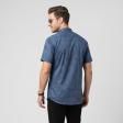 Self Design Navy Blue Shirt : Ditto