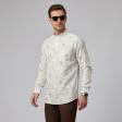 Self Design White Shirt : Ditto