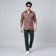 Print Maroon Shirt : Ditto