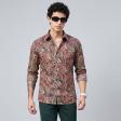 Print Maroon Shirt : Ditto