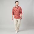 Print Rust Shirt : Party