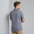 Print Blue Shirt : Party