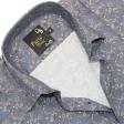 Print Blue Shirt : Party