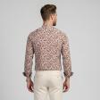 Print Rust Shirt : Party
