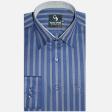 Stripes Blue Shirt : Business
