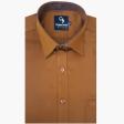 Plain Rust Shirt : Business